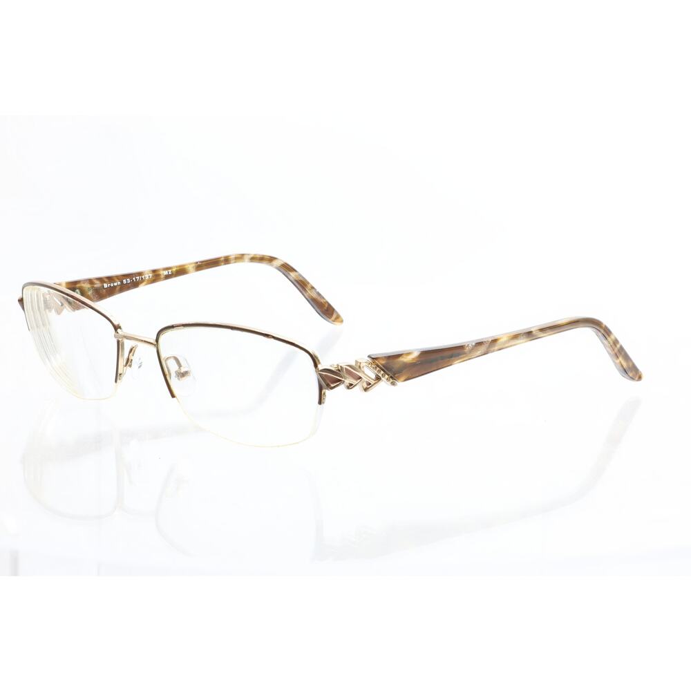 C.O.I London Brown MZ 53-17-137mm Eyeglasses FRAMES ONLY - FAIR CONDITION